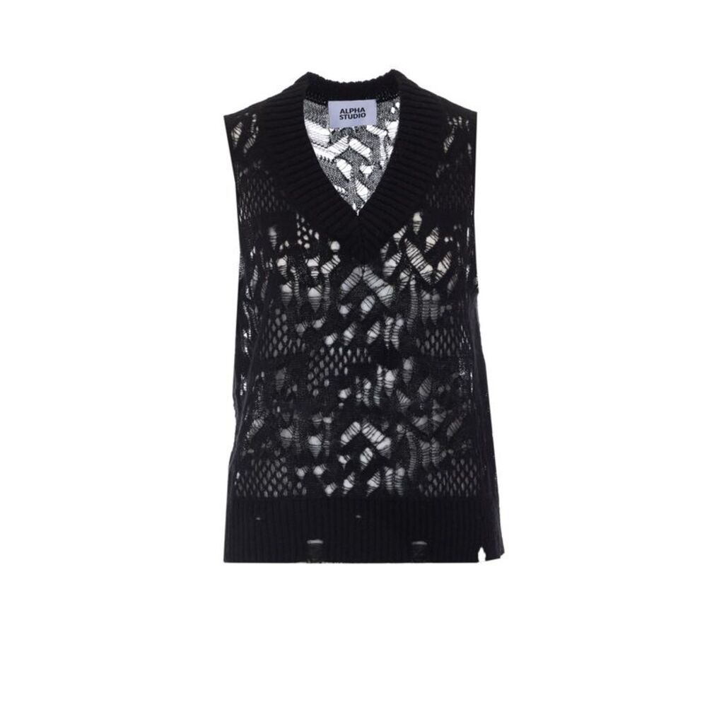 Alpha Studio Women Knitted Vest